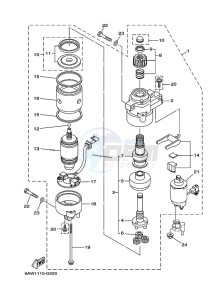 LF350TUR-2009 drawing STARTER-MOTOR