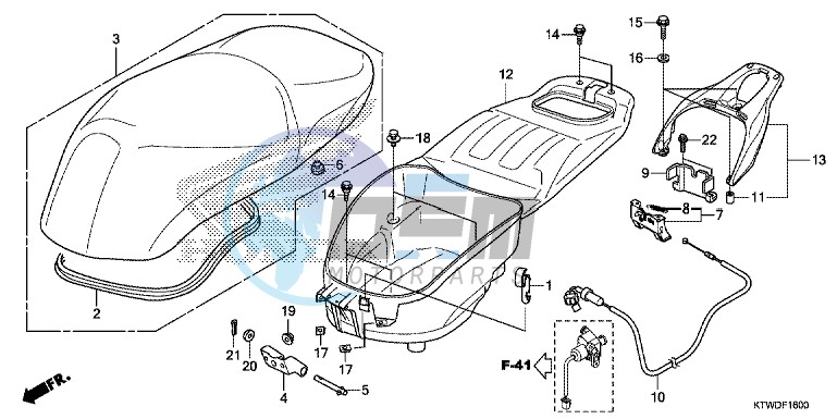 LUGGAGE BOX/SEAT