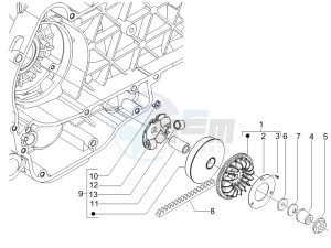 LX 125 4T drawing Driving pulley