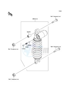 Z1000 ZR1000-A3H FR GB XX (EU ME A(FRICA) drawing Shock Absorber(s)