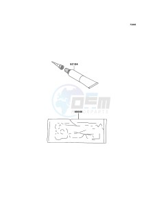 KFX50 KSF50-A3 EU drawing Gasket Kit