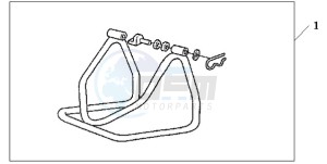 CBR1000RR9 BR / MME - (BR / MME) drawing MAINTENANCE STAND