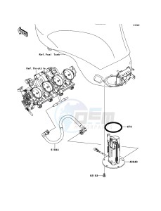 NINJA ZX-6R ZX600R9F FR GB XX (EU ME A(FRICA) drawing Fuel Pump