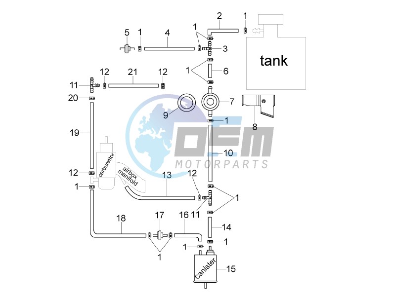 Anti-percolation system