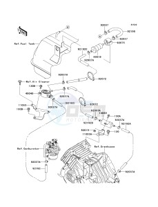 KAF 400 B [MULE 600] (B1) B1 drawing FUEL PUMP