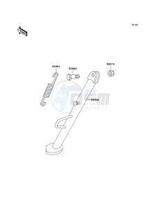 KLE500 KLE500B7F GB XX (EU ME A(FRICA) drawing Stand(s)