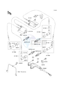 VN 1500 B [VULCAN 88 SE] (B1-B3) N8FA drawing IGNITION SYSTEM