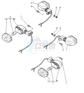 TZR RR 125 drawing FLASHER LIGHT