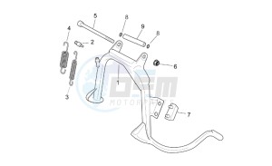 Sport City 125-200 e2 125-200-250 drawing Central stand