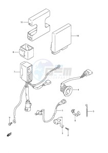 DF 60A drawing PTT Switch/Engine Control Unit