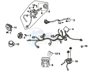 MIO 50I 25KMH (L8) NL EURO4 drawing WIRE HARNESS