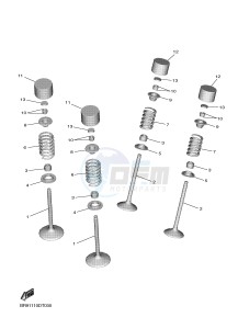 YZ450F (BR92) drawing VALVE