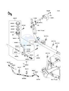 VN900 CLASSIC VN900BDF GB XX (EU ME A(FRICA) drawing Rear Master Cylinder