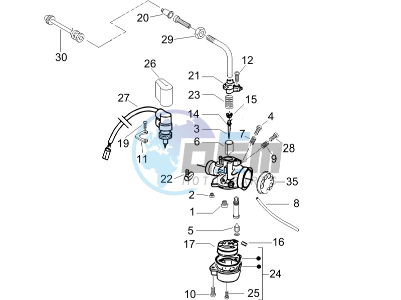 Carburetors components