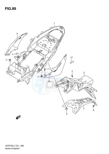 GSR750 (E21) drawing REAR FENDER (GSR750UEL2 E21)