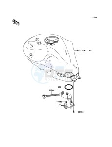 ER-6n ER650A6S GB XX (EU ME A(FRICA) drawing Fuel Pump