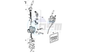 SENDA SM DRD RACING LTD - 50 CC EU2 drawing CARBURETOR