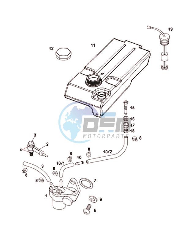 Oil pump-oil tank