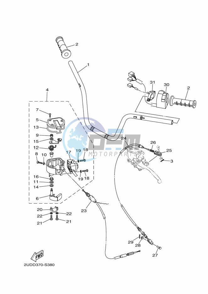 STEERING HANDLE & CABLE