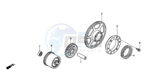 VTR1000SP VTR1000SP-2 drawing STARTING CLUTCH