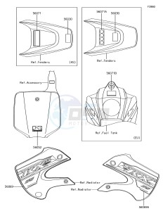 KX65 KX65AGF EU drawing Labels