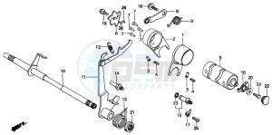 ST50 drawing GEARSHIFT DRUM