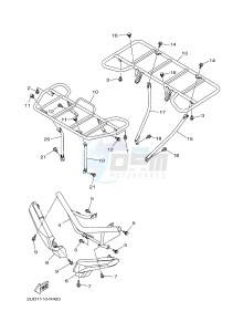 YFM700FWAD YFM70GPLH GRIZZLY 700 EPS (B1A6) drawing GUARD