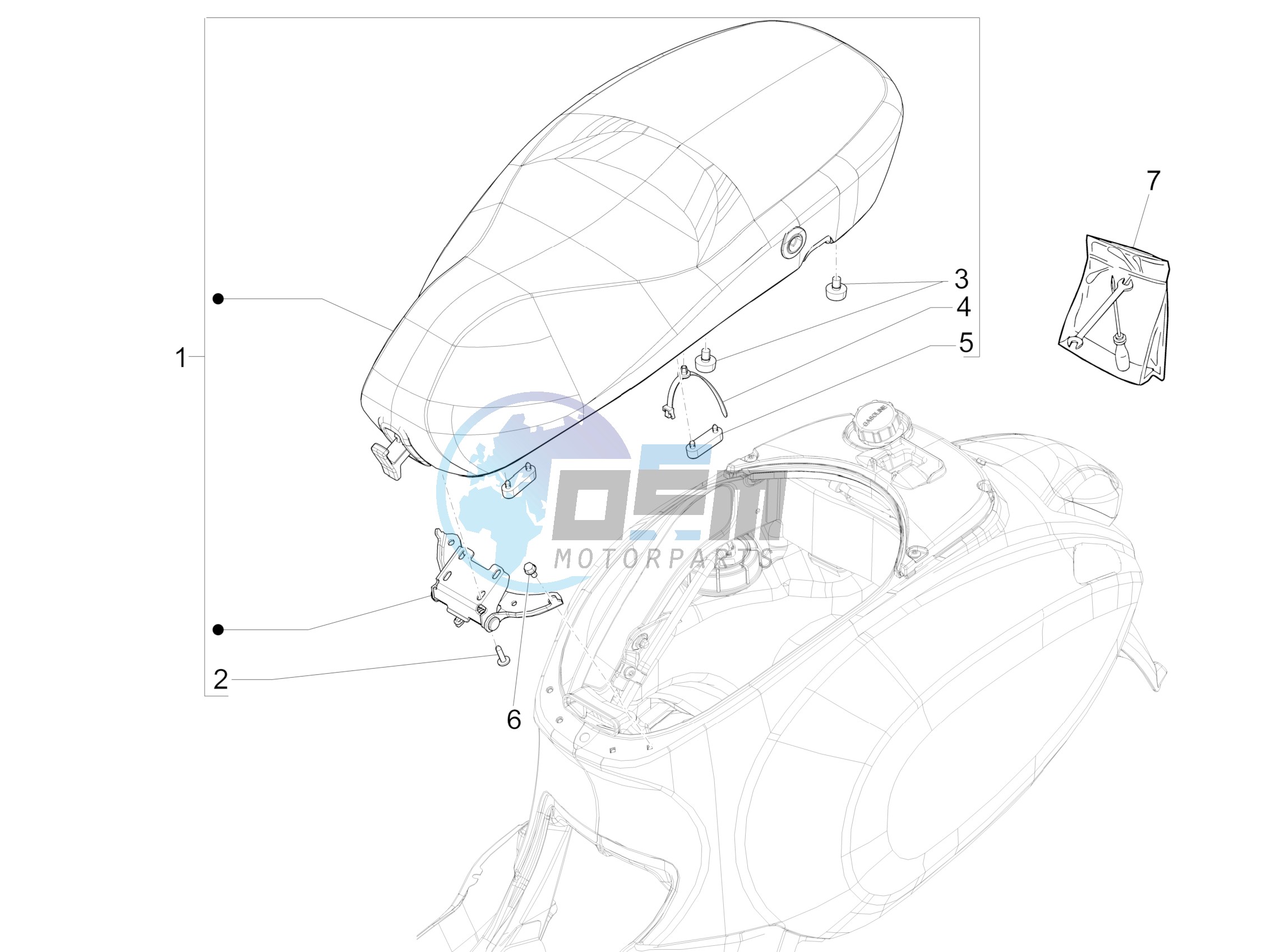 Saddle/seats