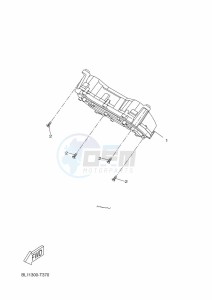 YP125RA XMAX 125 ABS (B9Y1) drawing METER