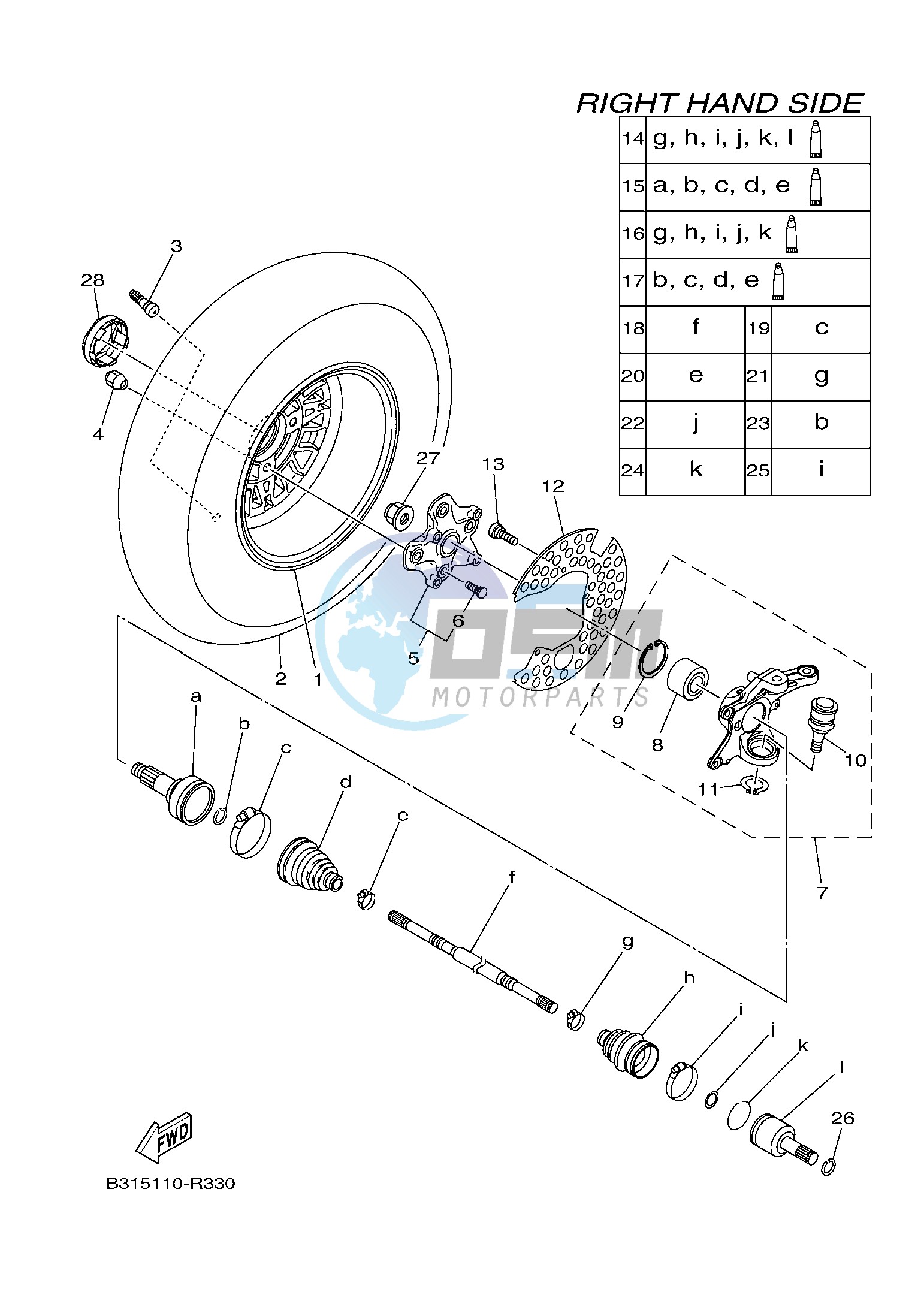 FRONT WHEEL 2