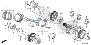 NC750SDE NC750SD Europe Direct - (ED) drawing CRANKSHAFT/ PI STON