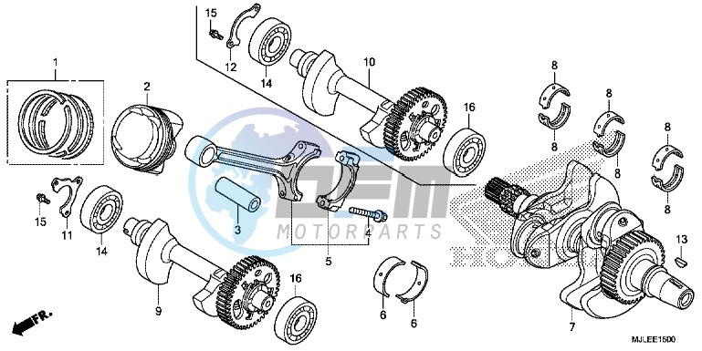 CRANKSHAFT/ PI STON