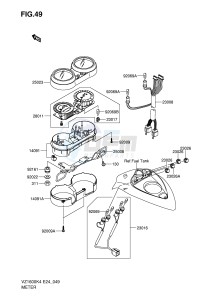 VZ1600 (E24) drawing METER