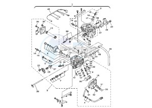 XVS A DRAG STAR CLASSIC 650 drawing CARBURETOR MY01