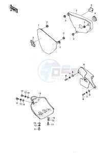 KE 175 D [KE175] (D2-D3) [KE175] drawing SIDE COVERS_CHAIN COVER -- 80-81 KE175-D2_D3- -