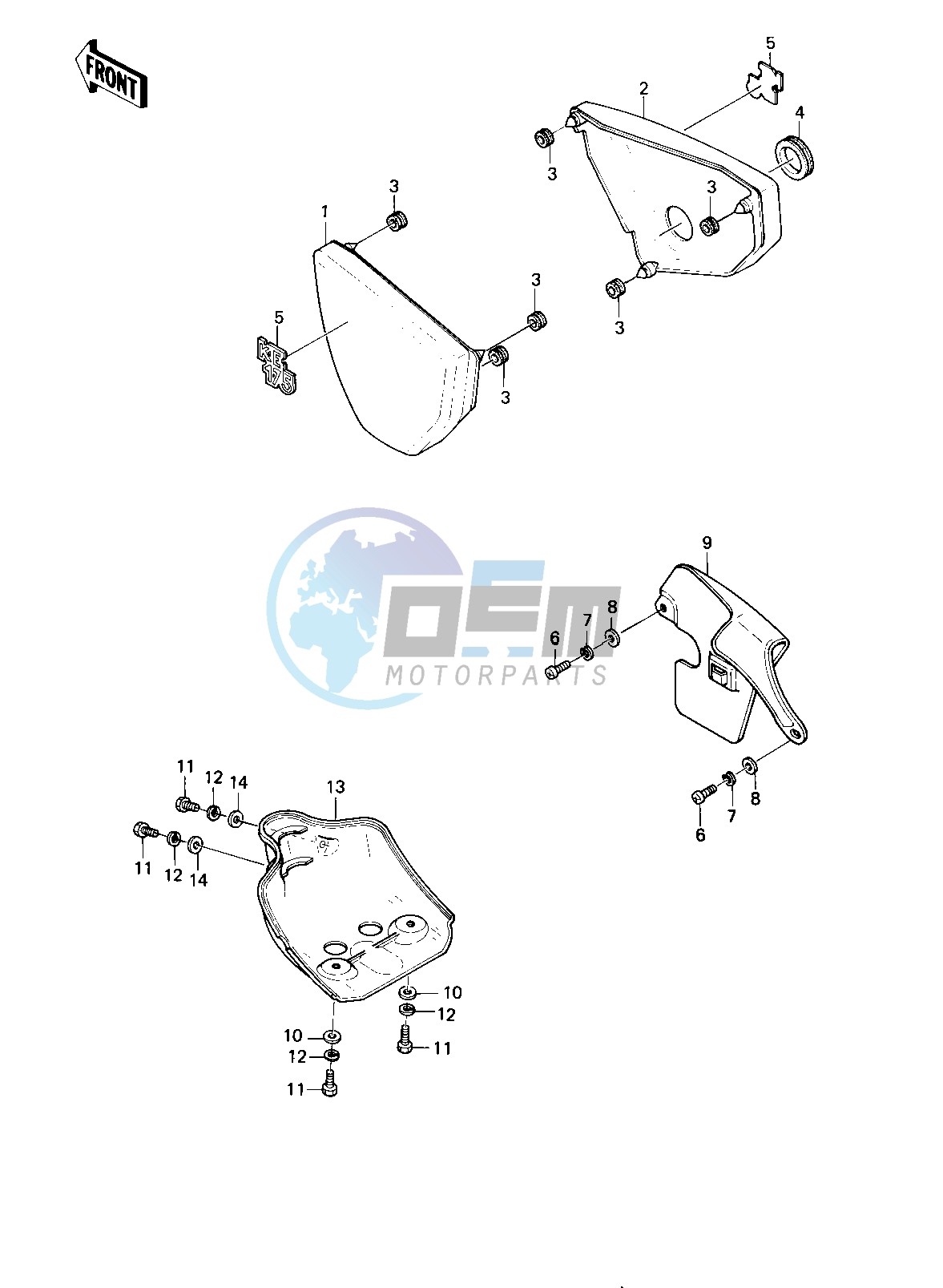 SIDE COVERS_CHAIN COVER -- 80-81 KE175-D2_D3- -