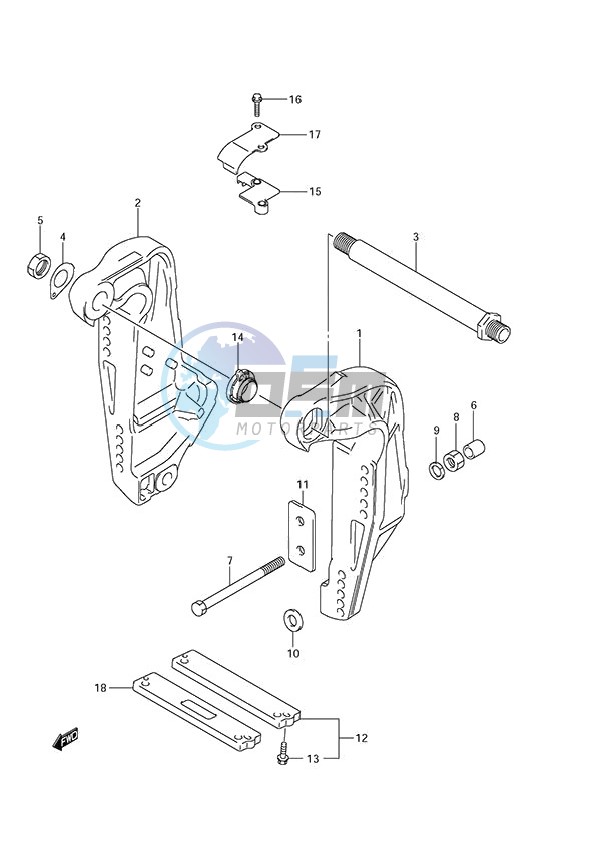 Clamp Bracket (DF 250S)