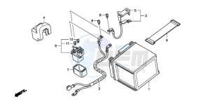 CBR1000RR drawing BATTERY