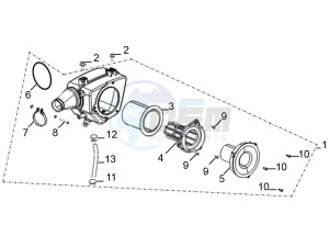 STX 150 drawing Air cleaner assembly