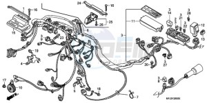 CBR600RA9 BR / ABS MME - (BR / ABS MME) drawing WIRE HARNESS