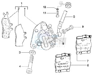 DNA GP EXPERIENCE 50 drawing Front brake caliper