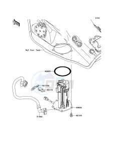 NINJA_ZX-10R ZX1000JEF FR XX (EU ME A(FRICA) drawing Fuel Pump