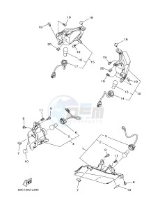 XP500A T-MAX T-MAX 500 (59CD) drawing FLASHER LIGHT