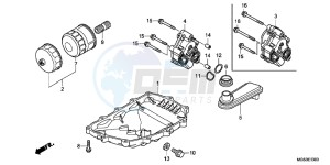 NC700XDC drawing OIL PAN/ OIL PUMP