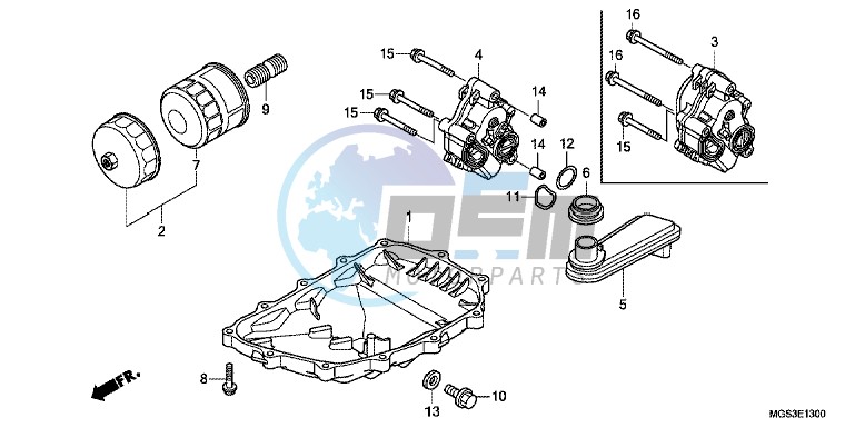 OIL PAN/ OIL PUMP