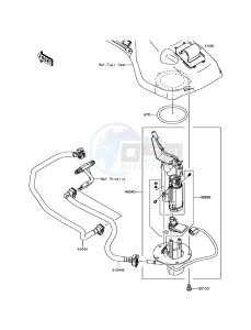 NINJA H2 / NINJA H2 CARBON ZX1000XHFA XX (EU ME A(FRICA) drawing Fuel Pump