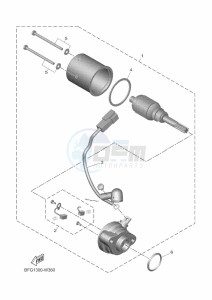 XSR125 MTM125 (BFG1) drawing STARTING MOTOR