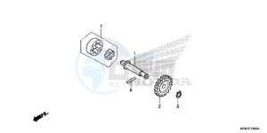 CRF250RG CRF250R ED drawing OIL PUMP