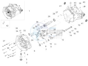 V9 Roamer 850 (USA) drawing Gear box / Selector / Shift cam