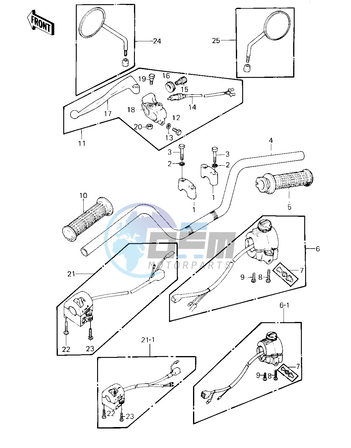 HANDLEBAR -- 80-81 A1_A2- -